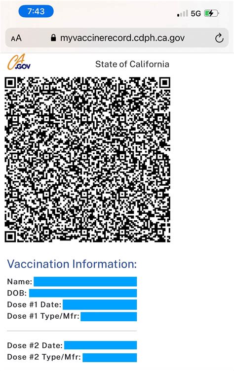 ca smart health card|my digital vaccine record california.